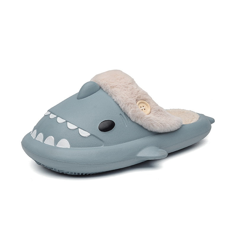 Regal Shark Furry Slides