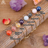 Fashion Women Natural Sphere Stone Beads Bracelet Jewelry